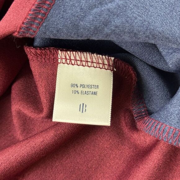 Holderness & Bourne Sweater Men's Medium Red Blue The Brady Stretch Golf - Picture 4 of 8